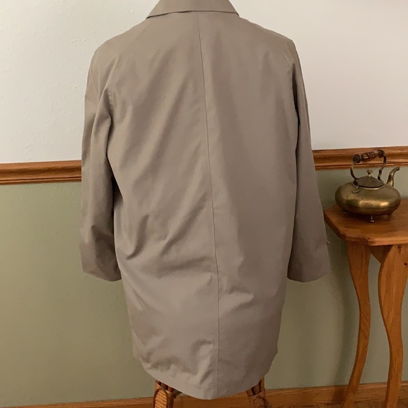 London Fog Maincoats All-Weather Zip Out Lining Tan 44R - Picture 4 of 7